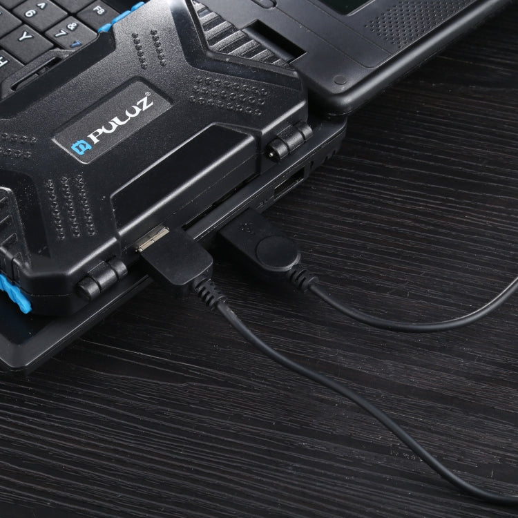 삼성 갤럭시 노트 III / N9000용 USB 2.0 AF to Micro-B + USB 2.0 OTG 케이블, 전원 포함, 길이: 24cm (블랙)