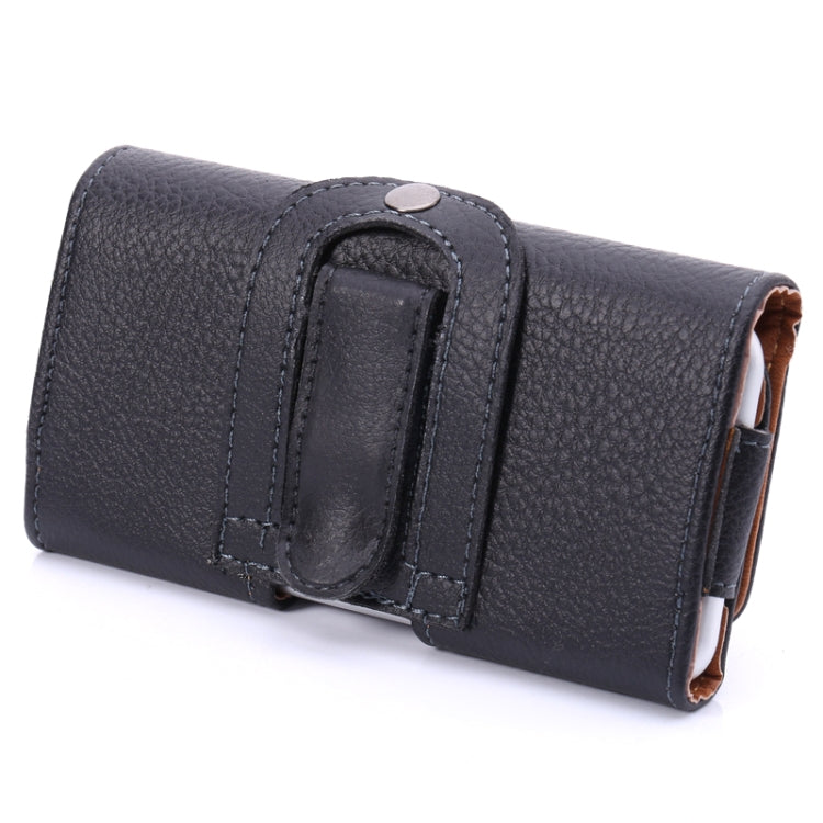 Litchi Texture Universal Horizontal Style Waist Bag for iPhone 6 / Galaxy S4 / i9500