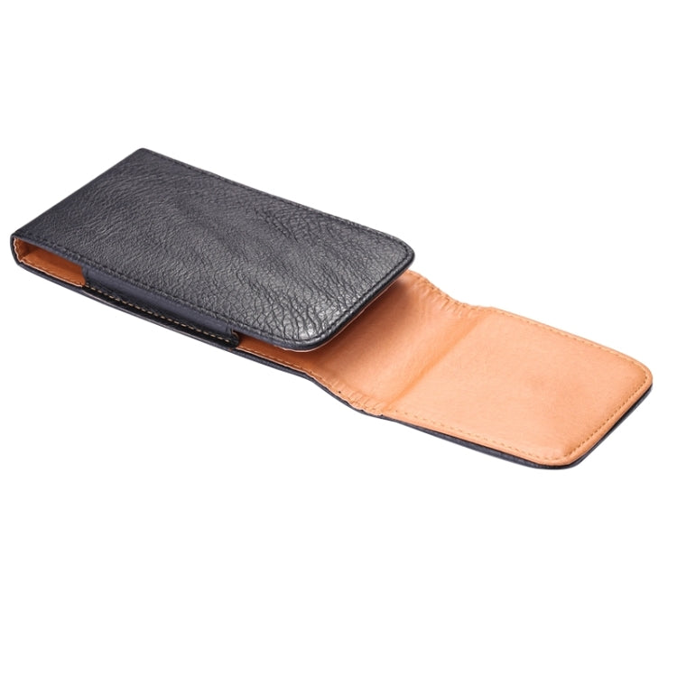 Litchi Texture Vertical Style Waist Bag for iPhone 6s Plus / iPhone 6 Plus & Galaxy Note 8 / Note 5 / Note 4 / Note III / S6 Edge Plus