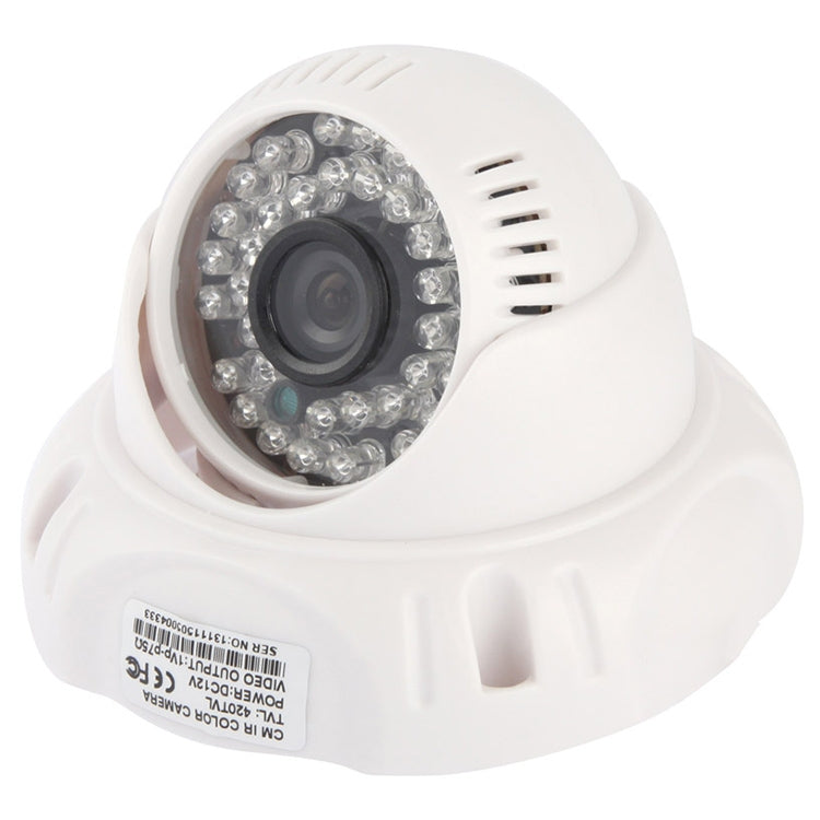 CMOS 420TVL 3.6mm 렌즈 ABS 소재 컬러 적외선 카메라, 36 LED, IR 거리: 20m, 36 LED