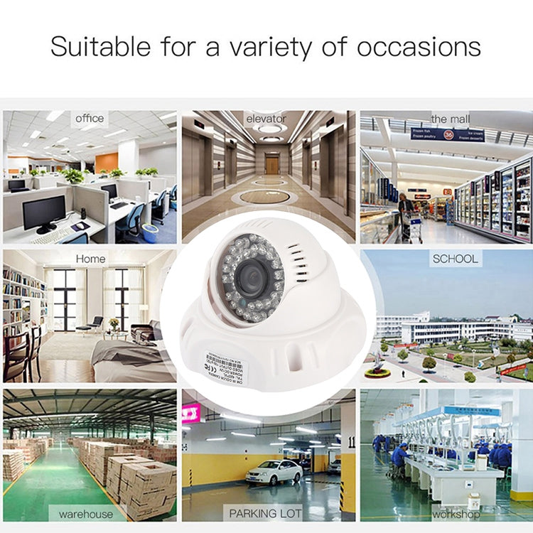 CMOS 420TVL 3.6mm 렌즈 ABS 소재 컬러 적외선 카메라, 36 LED, IR 거리: 20m, 36 LED