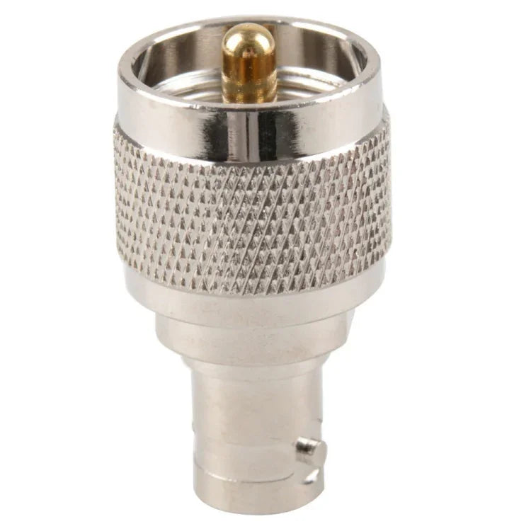 UG-273 UHF 수컷 플러그에서 BNC 암컷 플러그 니켈 도금 커넥터 어댑터, UHF 수컷에서 BNC 암컷으로