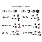 H9 4K 울트라 HD1080P 12MP 2인치 LCD 스크린 WiFi 스포츠 카메라, 170도 광각 렌즈, 30m 방수, H9 4K (블랙)