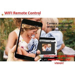 H9 4K 울트라 HD1080P 12MP 2인치 LCD 스크린 WiFi 스포츠 카메라, 170도 광각 렌즈, 30m 방수, H9 4K (블랙)