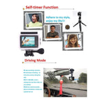 H9 4K 울트라 HD1080P 12MP 2인치 LCD 스크린 WiFi 스포츠 카메라, 170도 광각 렌즈, 30m 방수, H9 4K (블랙)