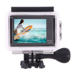 H9 4K 울트라 HD1080P 12MP 2인치 LCD 스크린 WiFi 스포츠 카메라, 170도 광각 렌즈, 30m 방수, H9 4K (블랙)