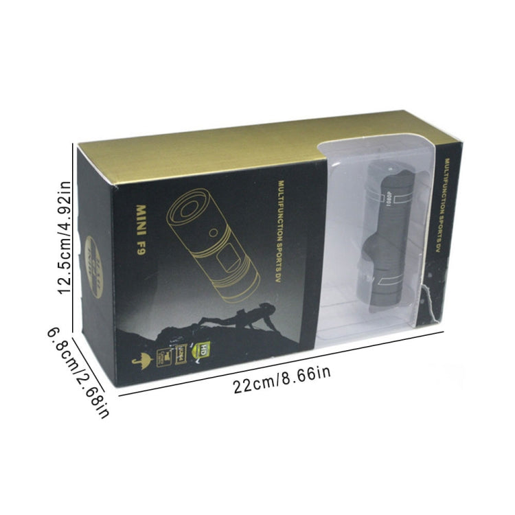 F9 풀 HD 1080P 액션 헬멧 카메라 / 스포츠 카메라 / 자전거 카메라, TF 카드 지원, 120도 광각 렌즈, F9