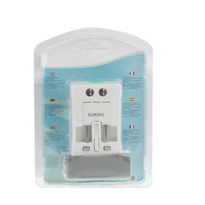 범용 US / EU / AU / UK 여행용 AC 전원 어댑터 플러그 USB 충전 소켓 포함, USB 포트 포함