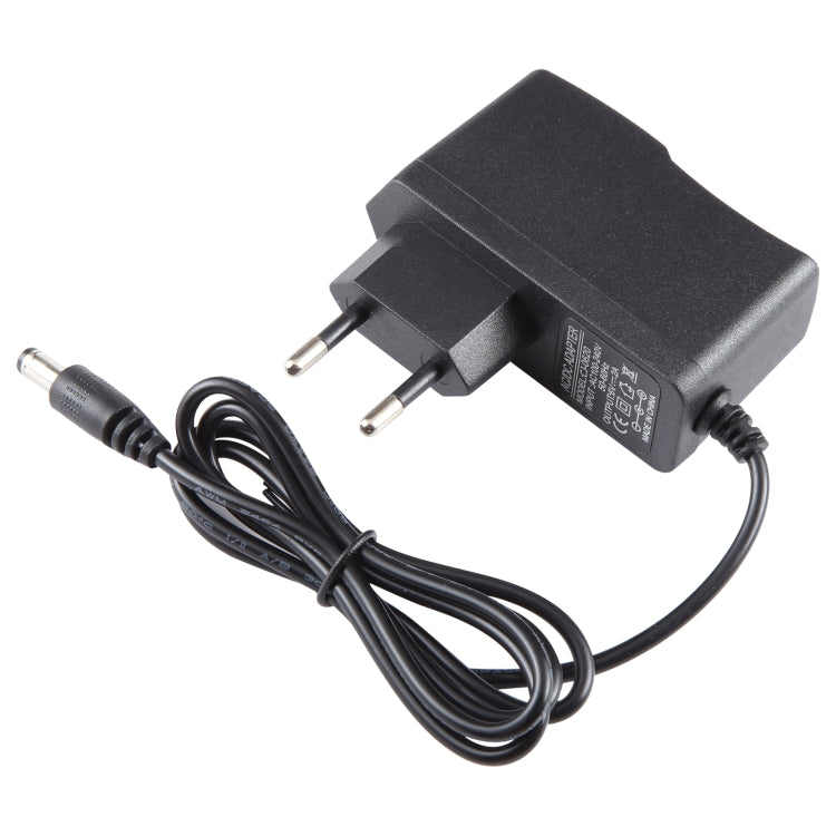EU 플러그 AC 100-240V에서 DC 6V 2A 전원 어댑터, 팁: 5.5 x 2.1mm, 케이블 길이: 1.1m, EU 플러그 DC 6V 2A