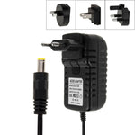 4 in 1 EU 플러그 + 미국 플러그 + 영국 플러그 + 호주 플러그 AC 100-240V에서 DC 12V 3A 전원 어댑터, 팁: 5.5 x 2.1mm, 케이블 길이: 약 1.2m, EU+미국+영국+호주 플러그