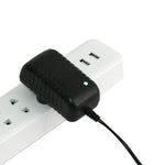 영국 플러그 AC 100-240V에서 DC 12V 1A 전원 어댑터, 팁: 5.5 x 2.1mm, 케이블 길이: 약 90cm, DC 12V 1A, 영국 플러그