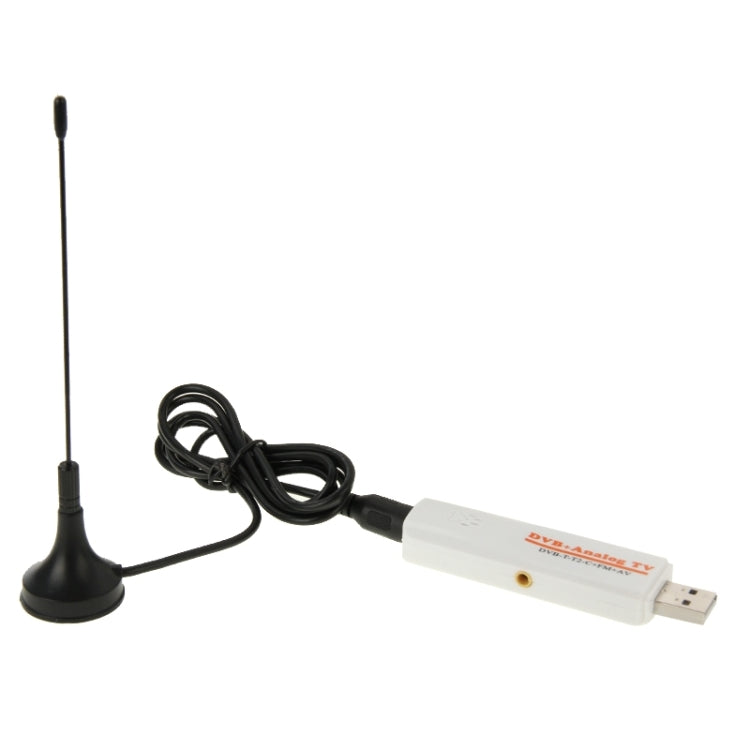미니 디지털 USB 2.0 듀얼 모듈 DVB 아날로그 TV 스틱, FM + AV + DVB-T / T2 / C 지원, DVB-T/T2/C