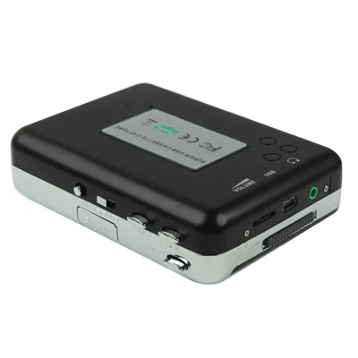 테이프에서 PC로 슈퍼 USB 카세트에서 MP3 변환기 오디오 캡처 뮤직 플레이어, 테이프에서 MP3 블랙