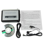 테이프에서 PC로 슈퍼 USB 카세트에서 MP3 변환기 오디오 캡처 뮤직 플레이어, 테이프에서 MP3 블랙