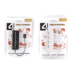 4포트 USB 2.0 허브 4개 스위치 포함, 4포트 4스위치 (블랙), 4포트 4스위치 (화이트)