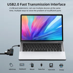 4포트 USB 2.0 허브 4개 스위치 포함, 4포트 4스위치 (블랙), 4포트 4스위치 (화이트)