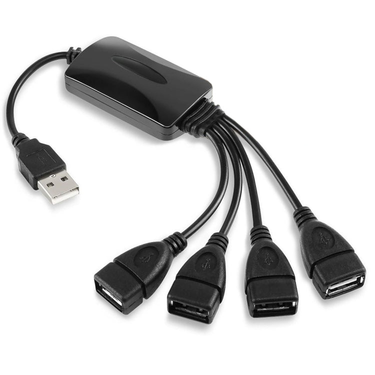 범용 4포트 USB 2.0 480Mbps 고속 케이블 허브 PC용