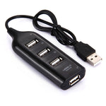 4포트 USB 2.0 허브, 케이블 길이: 30cm, 4포트 (블랙), 4포트 (화이트)