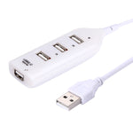 4포트 USB 2.0 허브, 케이블 길이: 30cm, 4포트 (블랙), 4포트 (화이트)