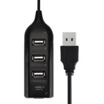 4포트 USB 2.0 허브, 케이블 길이: 30cm, 4포트 (블랙), 4포트 (화이트)