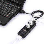 4포트 USB 2.0 허브, 케이블 길이: 30cm, 4포트 (블랙), 4포트 (화이트)