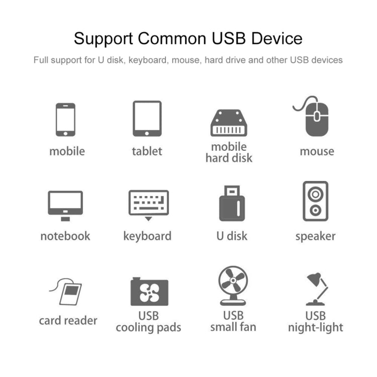 4포트 USB 2.0 허브, 케이블 길이: 30cm, 4포트 (블랙), 4포트 (화이트)