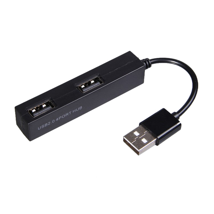 고속 4포트 USB 2.0 허브, USB 분배기(블랙)