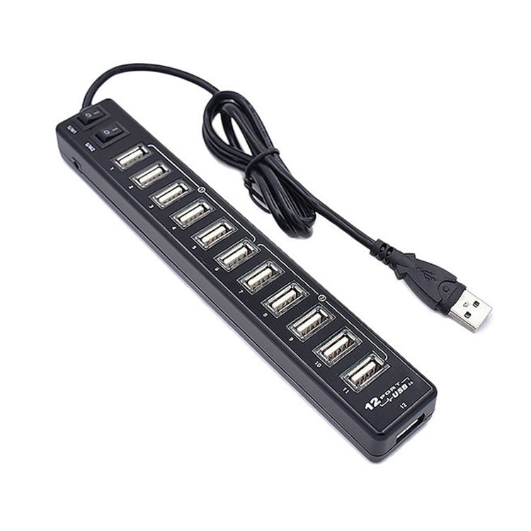 12포트 USB 2.0 허브, 노트북 / 넷북용 적합