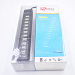 12포트 USB 2.0 허브, 노트북 / 넷북용 적합