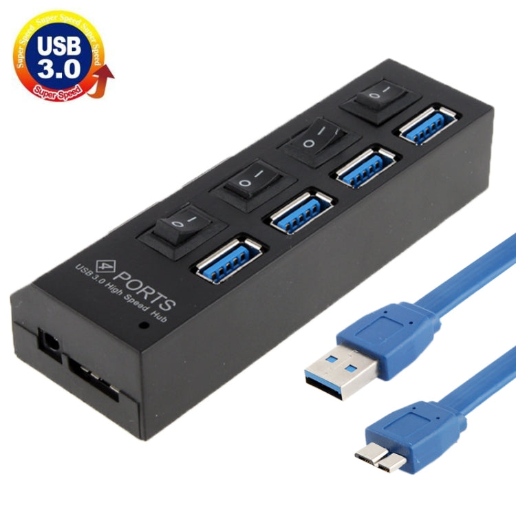 4포트 USB 3.0 허브, 초고속 5Gbps, 플러그 앤 플레이, 1TB 지원, 4포트 (블랙), 4포트 (화이트)