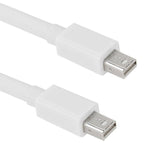 미니 DP 디스플레이포트 케이블 Apple iMac MacBook Pro용, 길이: 2m, 미니 DP to 미니 DP 수컷