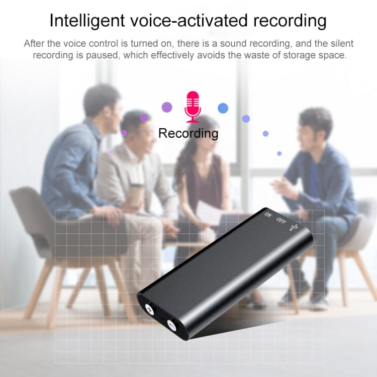 3-in-1 미니 음성 녹음기 + 8GB 플래시 디스크 + MP3 플레이어