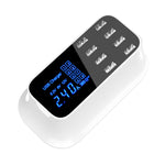 YC-CDA19A 8포트 USB 다기능 40W 지능형 디지털 디스플레이 고속 충전 도크, 영국 플러그, SAS1049A, SAS1049B, SAS1049C
