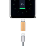 8핀 암컷 to USB-C / 타입-C 수컷 메탈 쉘 어댑터