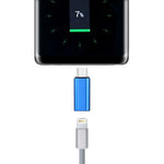 8핀 암컷 to USB-C / 타입-C 수컷 메탈 쉘 어댑터