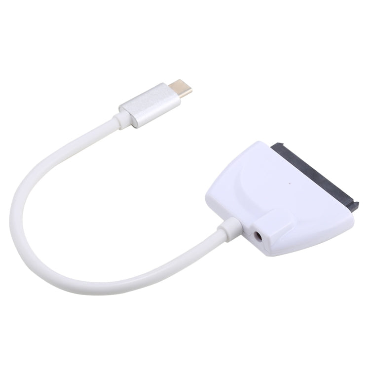 USB-C / Type-C에서 22핀 SATA 하드 드라이브 어댑터 케이블 변환기, 총 길이: 약 23cm