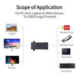USB 2.0 암-USB 2.0 암 커넥터 연장 변환기 어댑터, USB 2.0