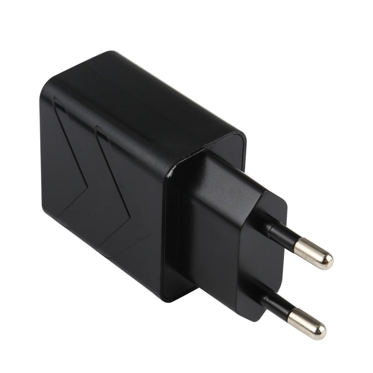 LZ-715 18W QC3.0 USB 단일 포트 고속 여행용 충전기, EU 플러그, EU 플러그