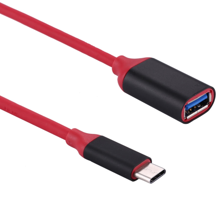 15cm 알루미늄 합금 헤드 USB-C / Type-C 3.1 수컷 to USB 3.0 암컷 OTG 변환 어댑터 케이블