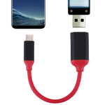 15cm 알루미늄 합금 헤드 USB-C / Type-C 3.1 수컷 to USB 3.0 암컷 OTG 변환 어댑터 케이블