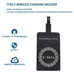 5V 800mA Qi 표준 무선 충전 수신기 USB-C / 타입-C 포트 포함, 타입-C 휴대폰용