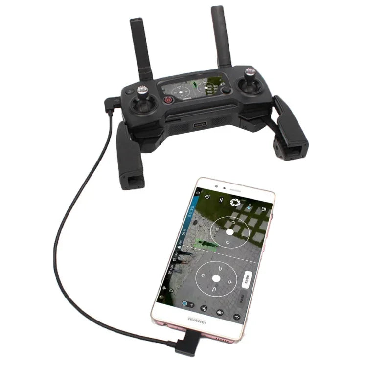 30cm 마이크로 USB to USB-C / 타입-C 변환 데이터 케이블 커넥터 DJI MAVIC PRO & SPARK 리모컨, 스마트폰, 태블릿용, 마이크로 USB to USB-C / 타입-C