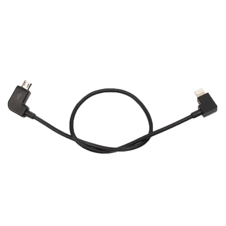 30cm 마이크로 USB to 8핀 변환 데이터 케이블 커넥터 DJI MAVIC PRO & SPARK & Mavic 2 Pro & Mavic 2 Zoom 리모컨, 아이폰, 아이패드용, 마이크로 USB to 8핀