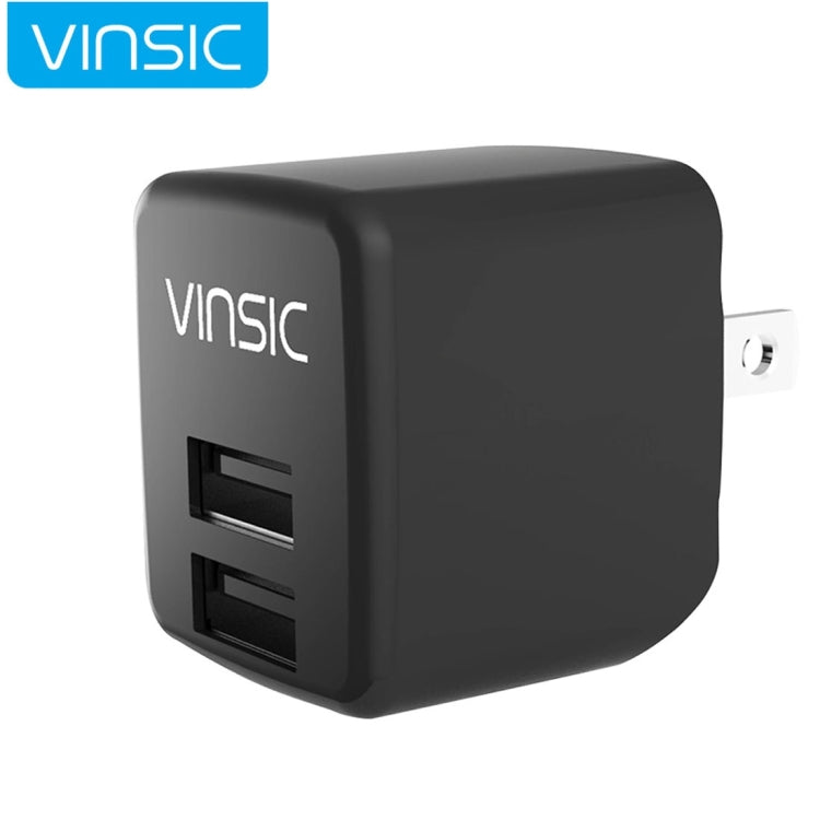 Vinsic 12W 5V 2.4A 출력 듀얼 USB 벽면 충전기 USB 충전기 어댑터