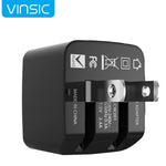 Vinsic 12W 5V 2.4A 출력 듀얼 USB 벽면 충전기 USB 충전기 어댑터