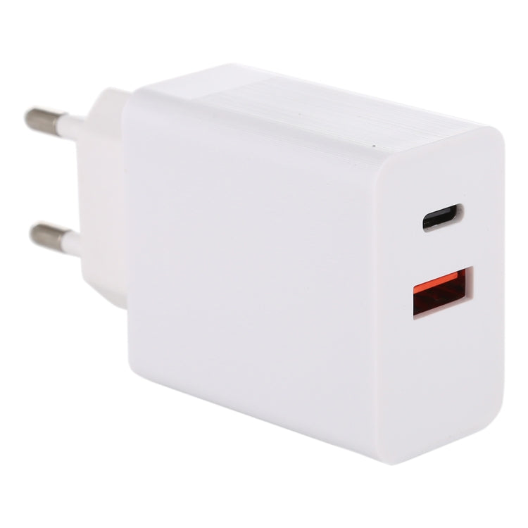 24W PD + QC3.0 고속 충전기 전원 어댑터 플러그 어댑터 EU 플러그, 24W EU 플러그