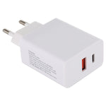24W PD + QC3.0 고속 충전기 전원 어댑터 플러그 어댑터 EU 플러그, 24W EU 플러그