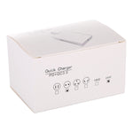 24W PD + QC3.0 고속 충전기 전원 어댑터 플러그 어댑터 EU 플러그, 24W EU 플러그