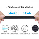 ZS0010 표준 버전 3.5mm to 2.5mm 헤드폰 케이블 Sennheiser HD518 HD558 HD598 HD579 559용, 표준 버전