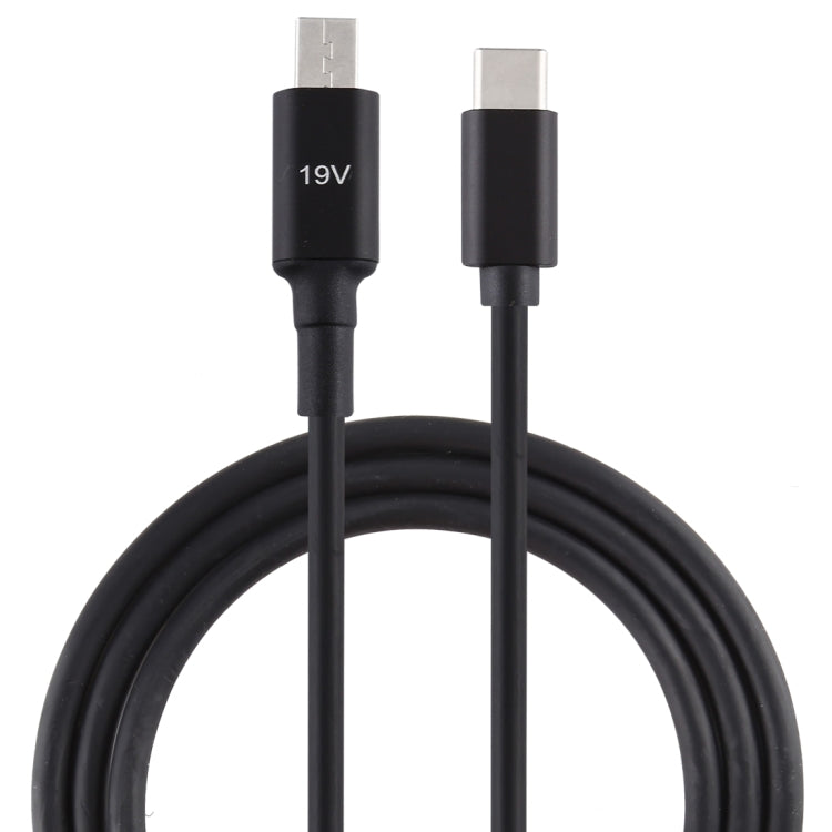 ASUS X205T 19V 전원 인터페이스 to USB-C / Type-C 수 노트북 충전 케이블, 케이블 길이: 1.5m, ASUS X205T 전원 인터페이스 to USB-C / Type-C 수용